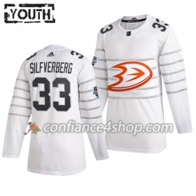 Adidas Maillot de Hockey Anaheim Ducks Jakob Silfverberg 33 Blanc 2020 NHL All-Star Authentic - Enfant